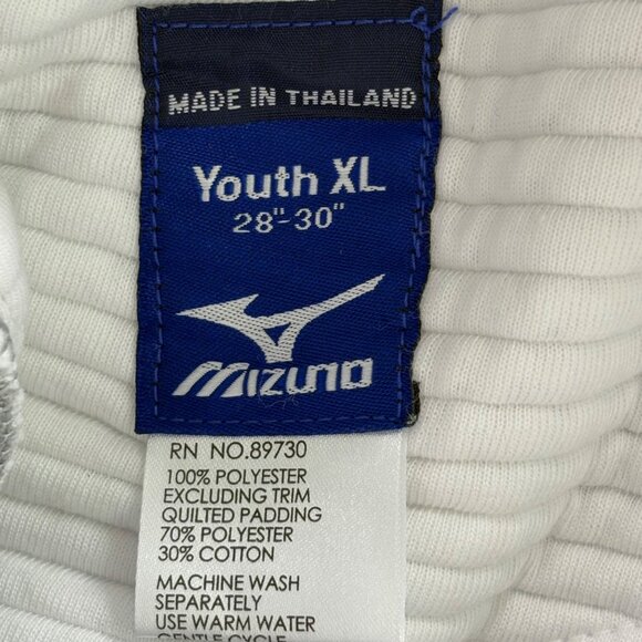 Mizuno Baseball Pants Youth X-Large Polyester Double Knit Gray‎ NWT Sports Boys - Picture 5 of 12